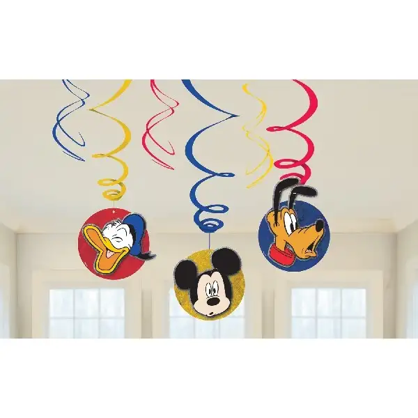 Decoracion Colgante Mickey Mouse Swirl Decorations