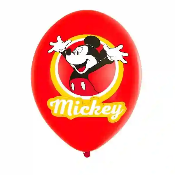 Mickey Mouse Balloons 4 Colour Latex Balloons 11 ''/27.5cm 6 UD