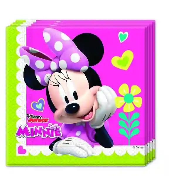 Servilletas 2-ply 33x33cm Minnie Rosa