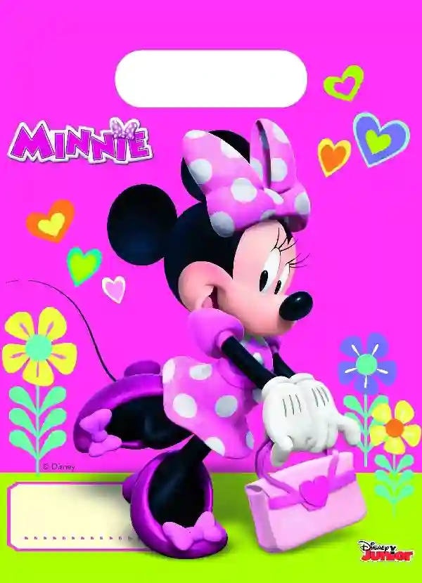 Pink minnie bags