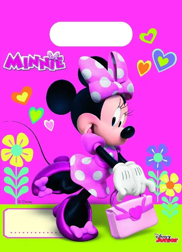 Pink minnie bags