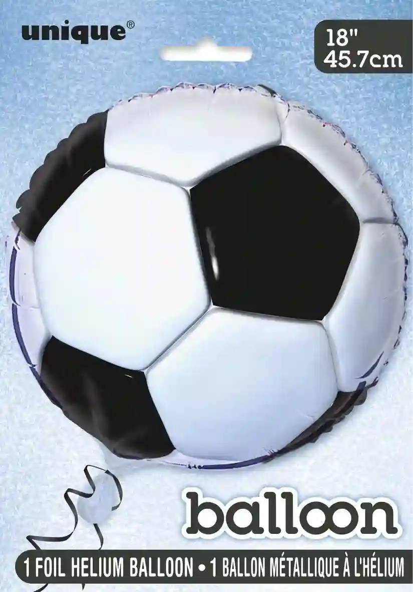 18 -inch packed metallic balloon/ 45.72 cm soccer ball