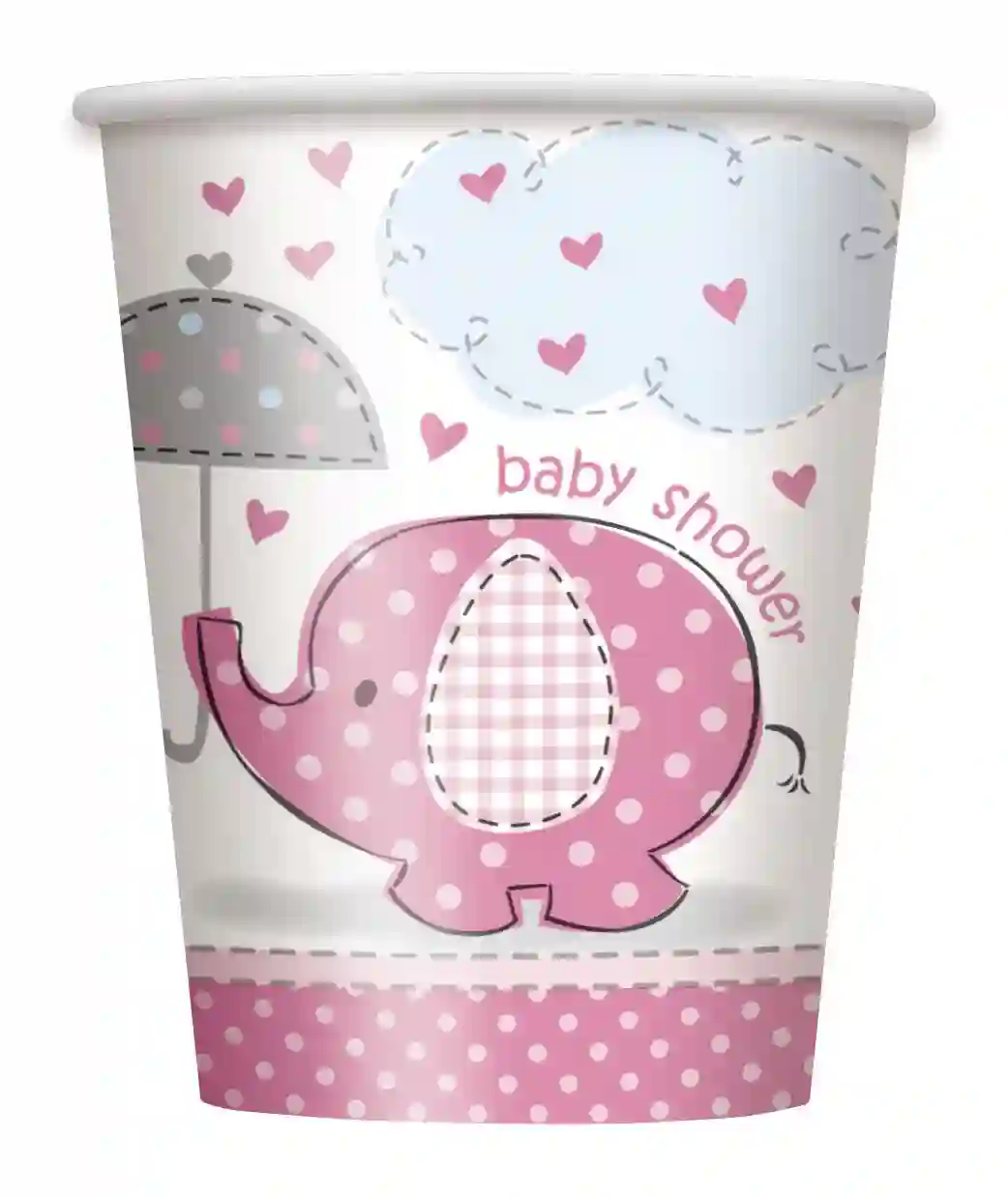 9 -outer pink cardboard vessels