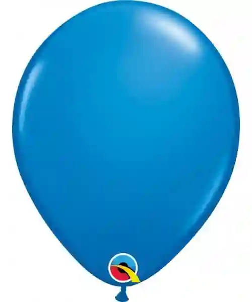 11 -inch smooth latex balloon/ 27.9 cm 10 dark blue units