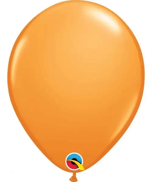11 -inch smooth latex balloon/ 27.9 cm 10 units orange