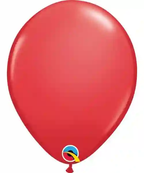 11 -inch smooth latex balloon/ 27.9 cm 10 units red