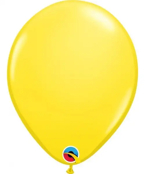 11 -inch smooth latex balloon/ 27.9 cm 10 yellow units