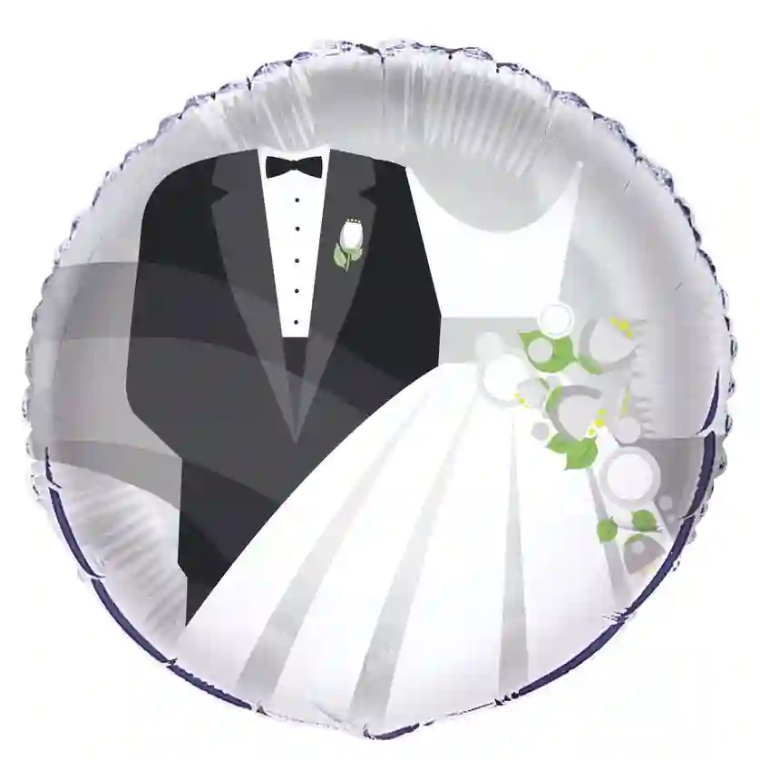 Metallized Boyfriends Globe 18 Inch / 45.72 cm Packaging