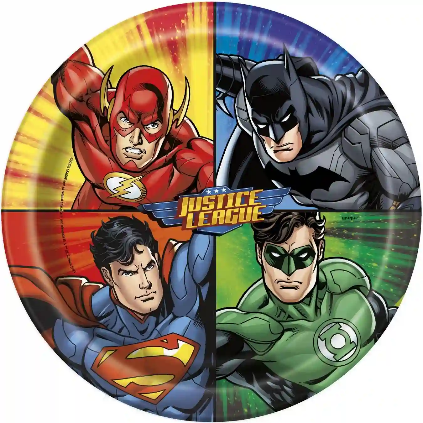 Carton Dishes Justice League 9 "8 UD