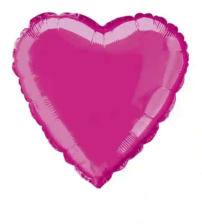 18 -inch packed metallic balloon/ 45.72 cm Fuchsia star form