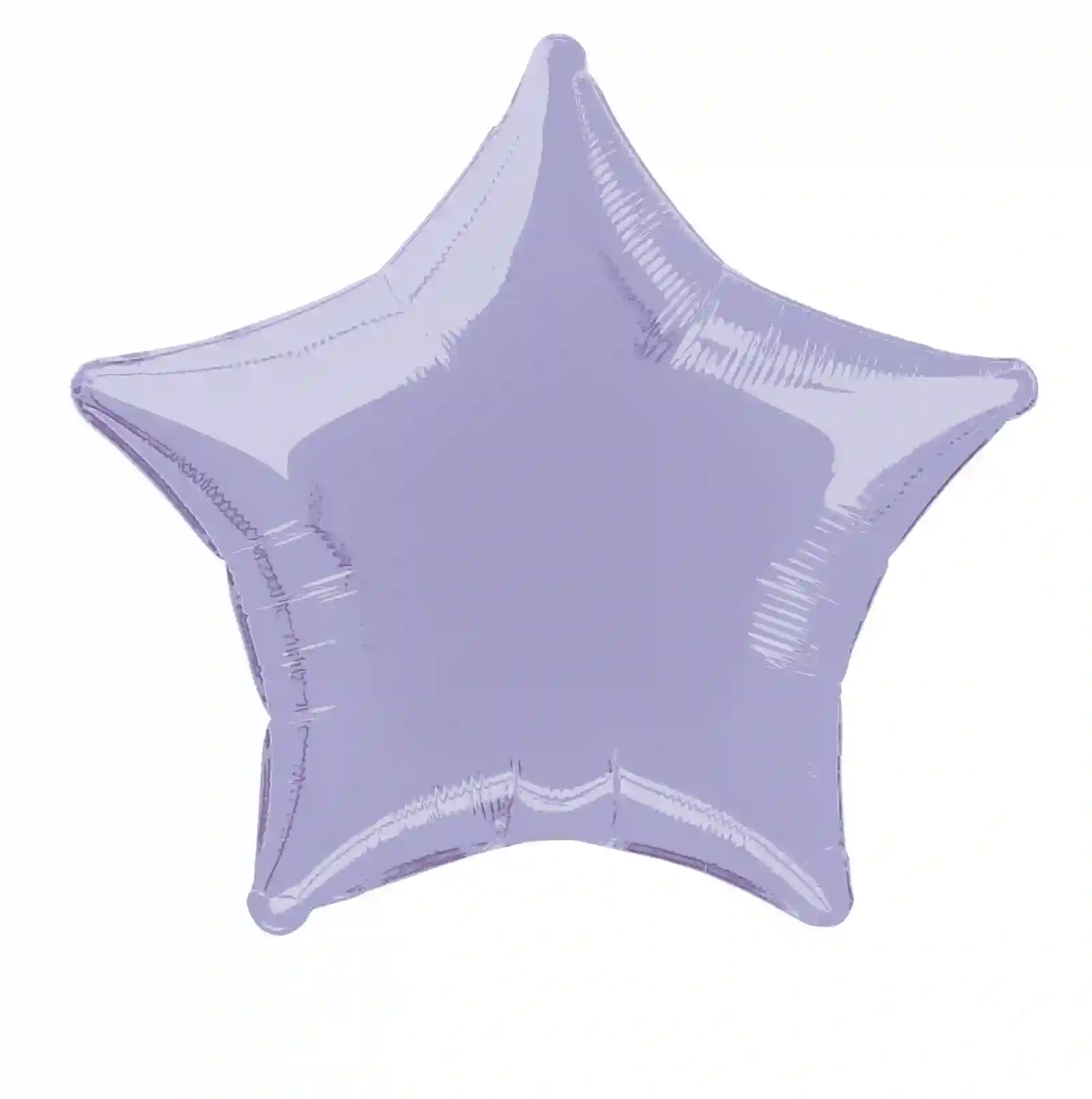 globo metalizado empacado 20 pulgadas/ 50,80 cm forma estrella lavanda