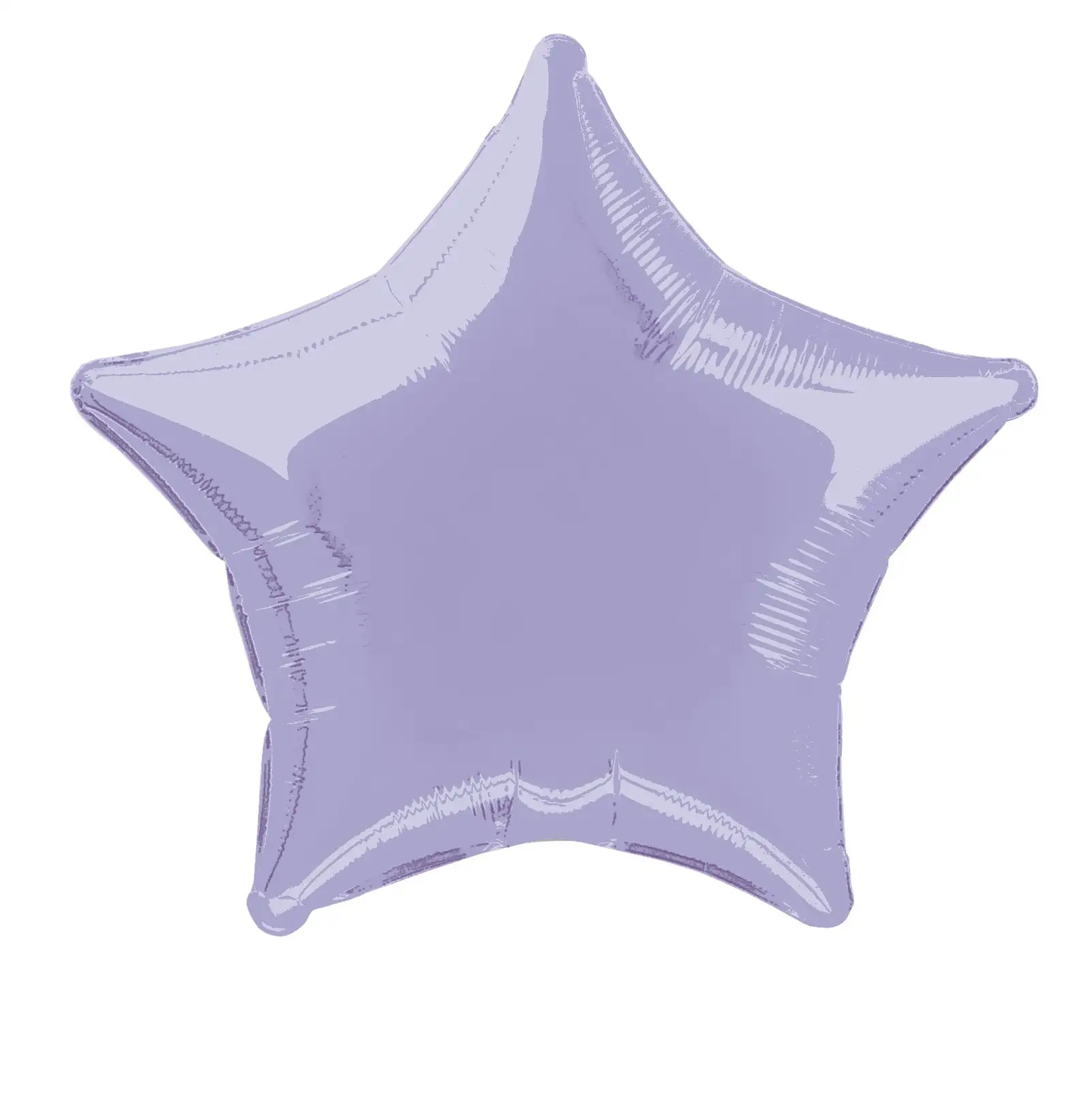 globo metalizado empacado 20 pulgadas/ 50,80 cm forma estrella lavanda