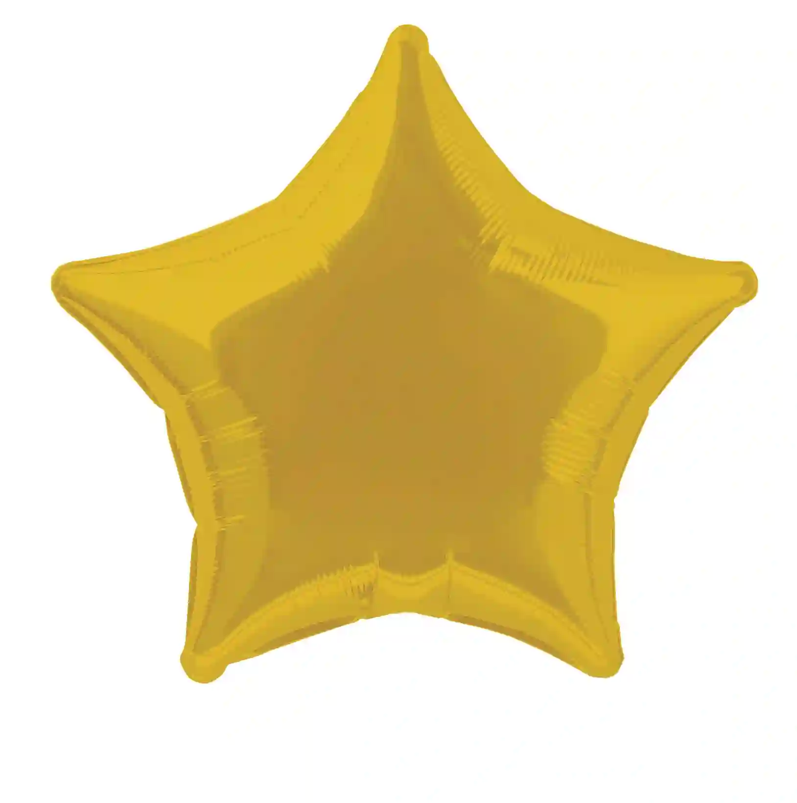 globo metalizado empacado 20 pulgadas/ 50,80 cm forma estrella oro