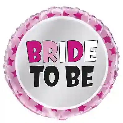 globo metalizado de 18 pulgadas novia