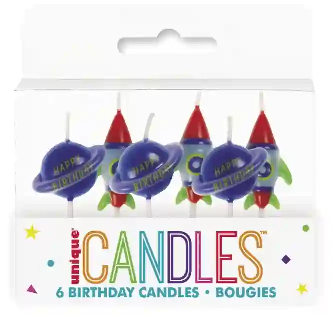6 candles space