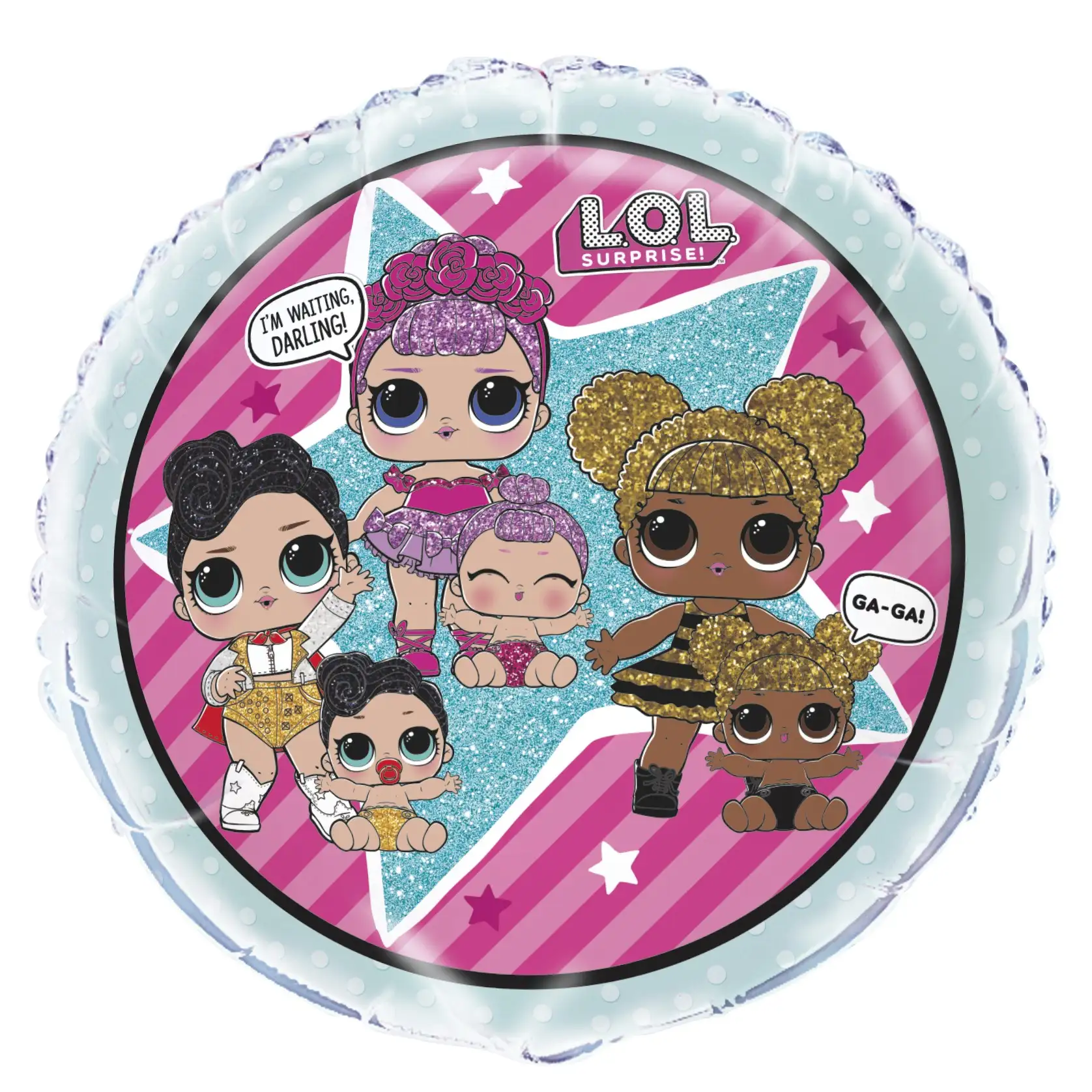 18 -inch metallic packed balloon / 45.72 cm Lol Surprise
