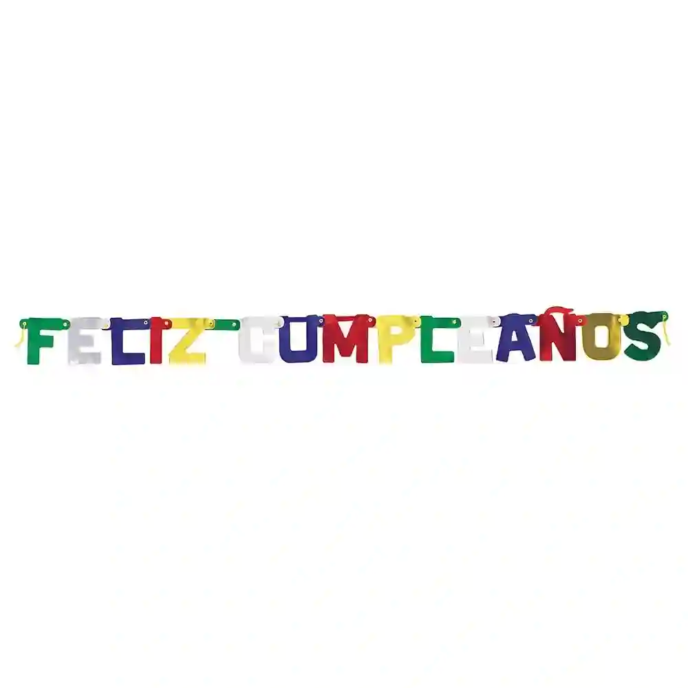 cartel articulado Feliz Cumpleaños
