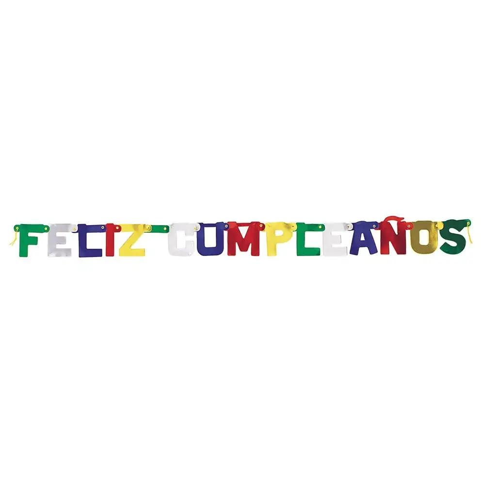 Happy birthday articulated poster