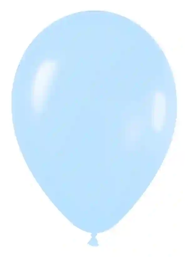 Globo Latex R9 Sempertex Fashion Solido Azul Pastel 23cm bolsa de 10 unidades