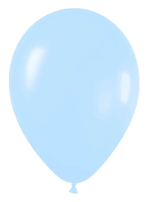 Globo Latex R9 Sempertex Fashion Solido Azul Pastel 23cm bolsa de 10 unidades