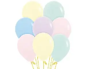 Latex Globo R36 Sempertex Pastel Assorted Colors 609-20-30-40-50 / 91.5cm Bag 10 UD