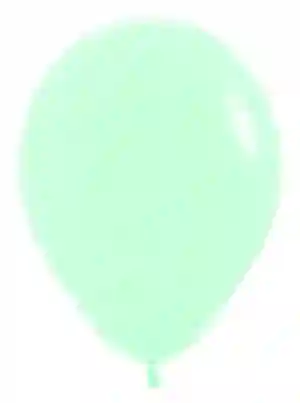 Globo Latex R5 Sempertex Pastel Verde 13cm bolsa de 10 unidades