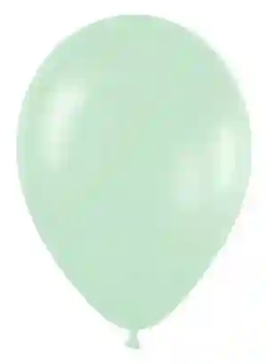 Globo Latex R12 Sempertex Satin Verde 30cm En Bolsa De 10 Unidades