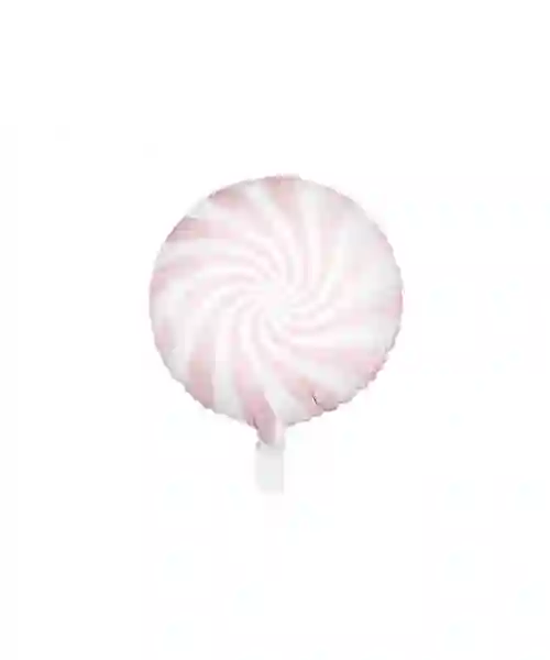 Globo foil modelo caramelo de 45 cm - rosa claro