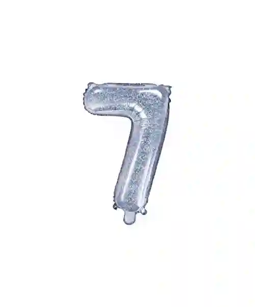 NUMERAL GLOB OF 35 CM METALIZED HOLLOGRAPH COLOR - 7