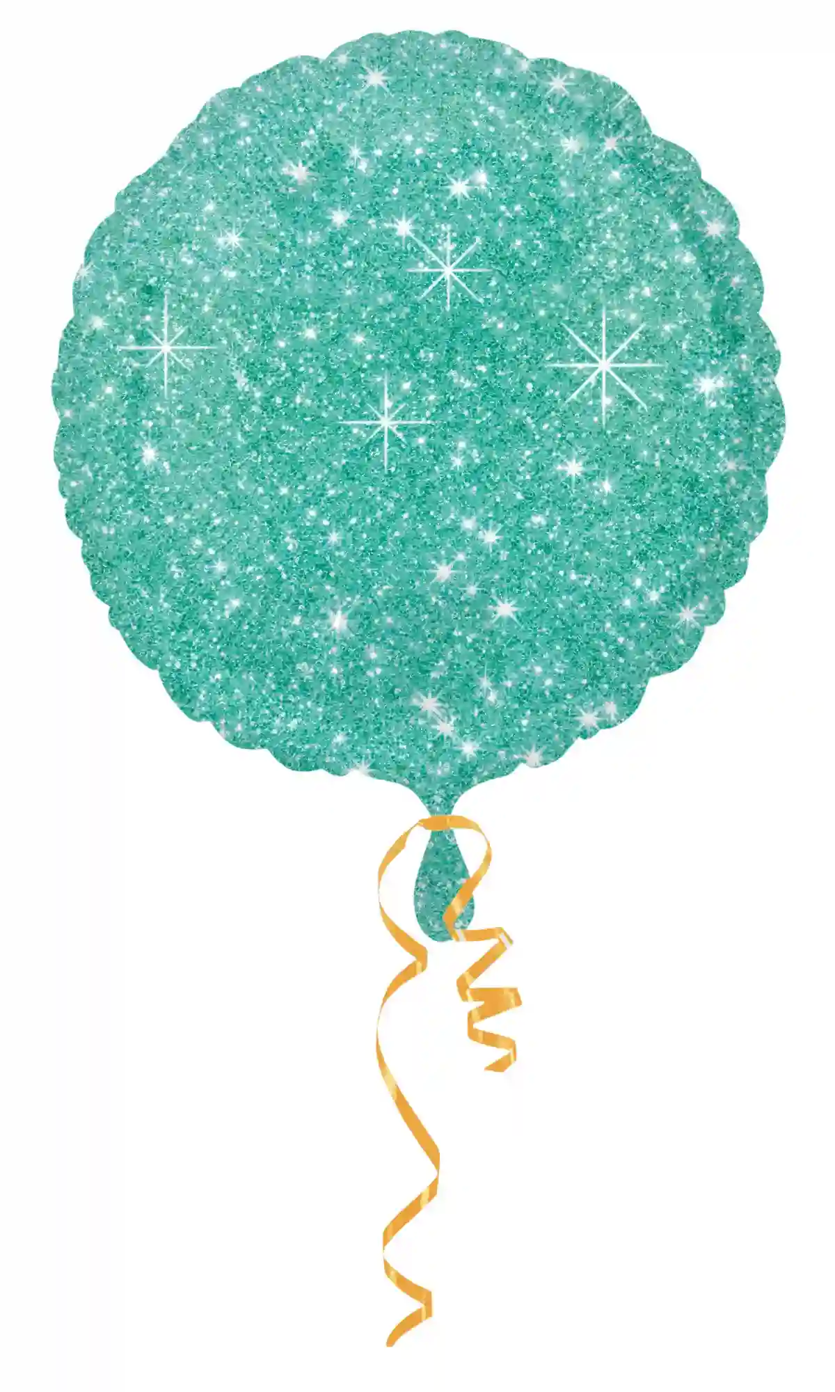 FOIL Globe 18 "/45cm Circle Faux Sparkle Green