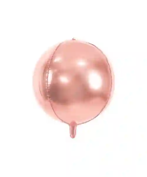 Globo balon de aluminio oro rosa