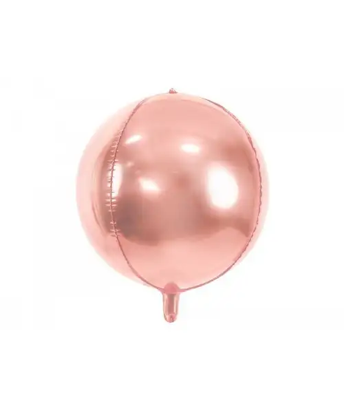 Globo balon de aluminio oro rosa