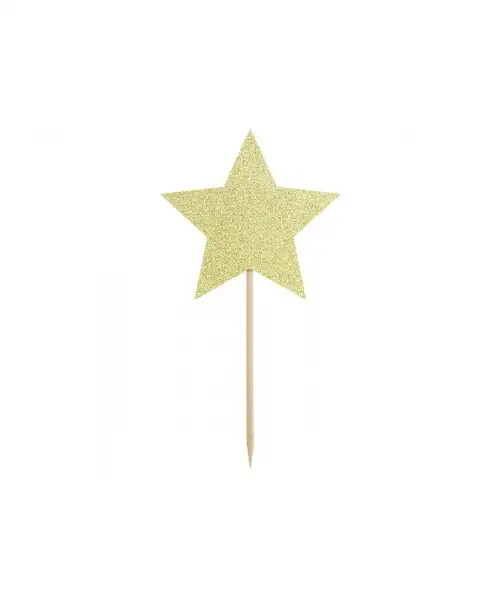 Gold stars pastel ornament