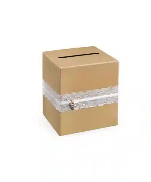 Card box, 24 x 24 x 24 cm.