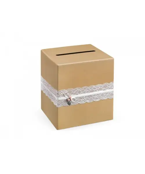 Card box, 24 x 24 x 24 cm.