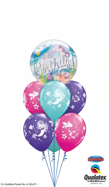 Ramo de globos Sirenita