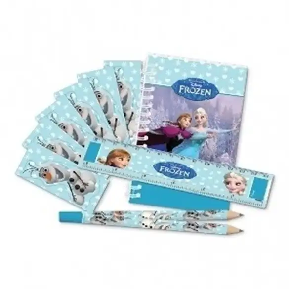 Pack Libreta+regla+lapiz Frozen (4x5)