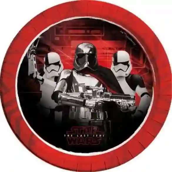 Star Wars The Last Jedi dishes of 23cm (8)