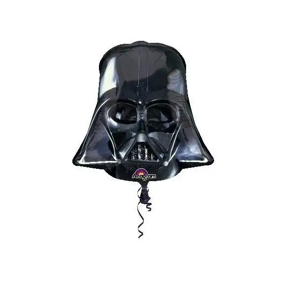 Fail balloon with the shape of the Darth Vader helmet. (Packaging)