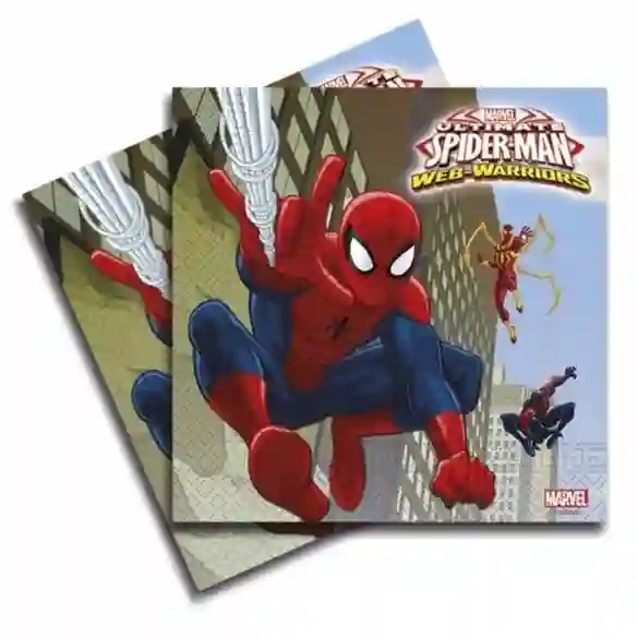 Spiderman napkin 33x33 cm (20)
