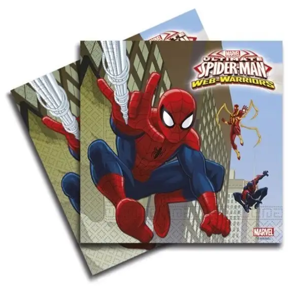 Spiderman napkin 33x33 cm (20)