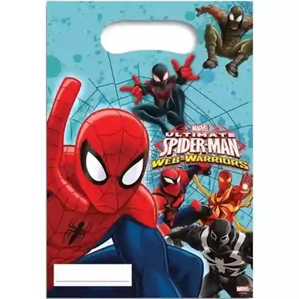 Bolsas (6) chuches/juguetes Spiderman