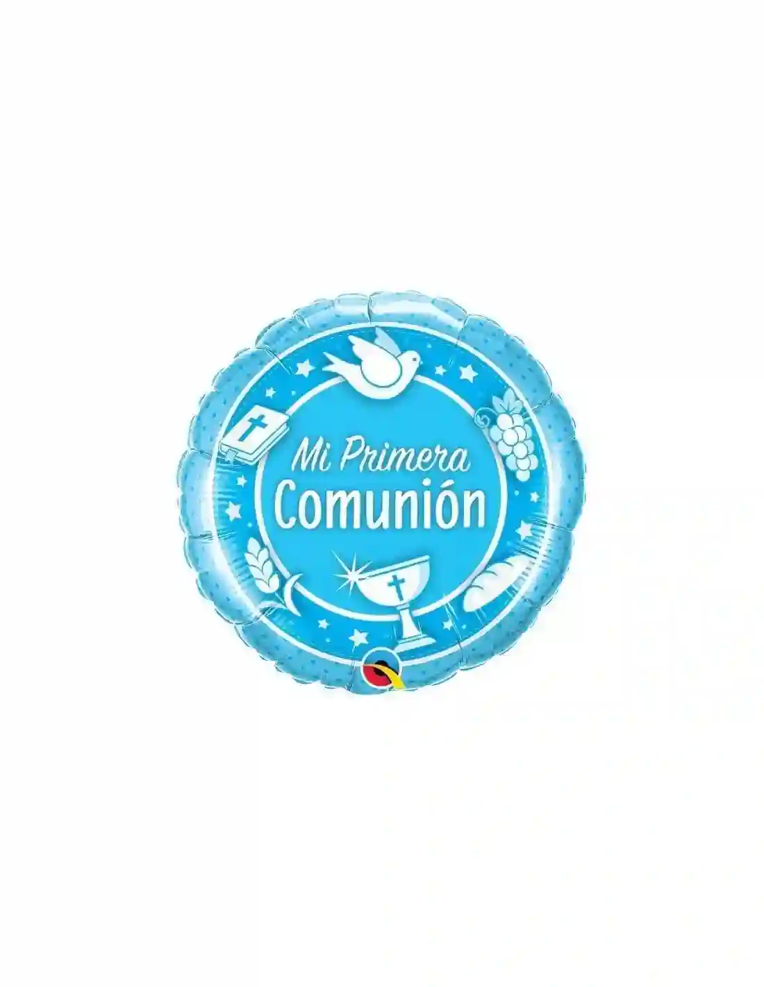 Globo Fail Redondo 18 in. Blue Communion 45 cm