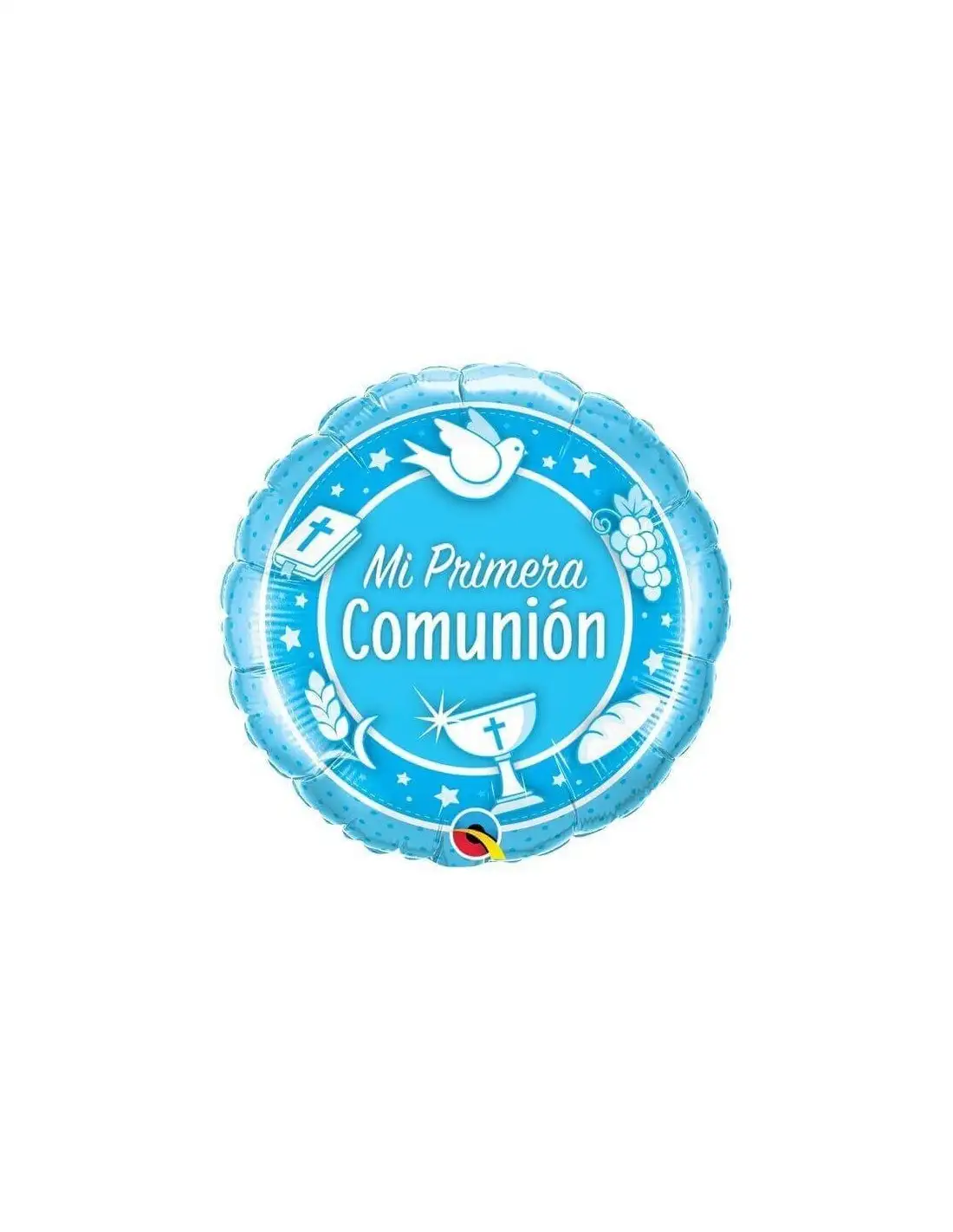 Globo Fail Redondo 18 in. Blue Communion 45 cm