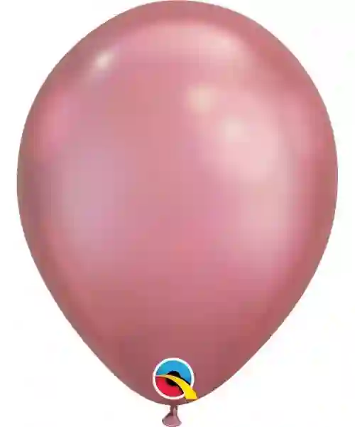 Globo de latex 7" mediano. (17,7cm) Rnd Chrome Malva 10 ud