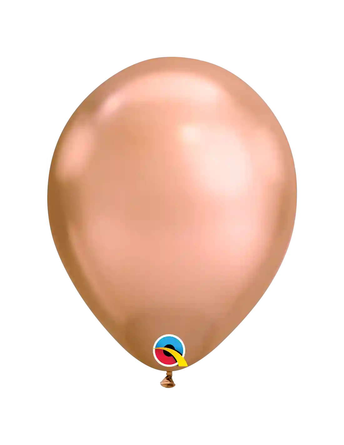 Globo de latex 7" mediano. (17,7cm) Rnd Chrome Rosa Golden 10 ud