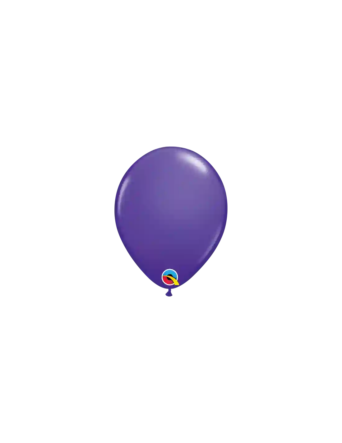 Latex balloon 11 in. (27.9cm) purple 10 units