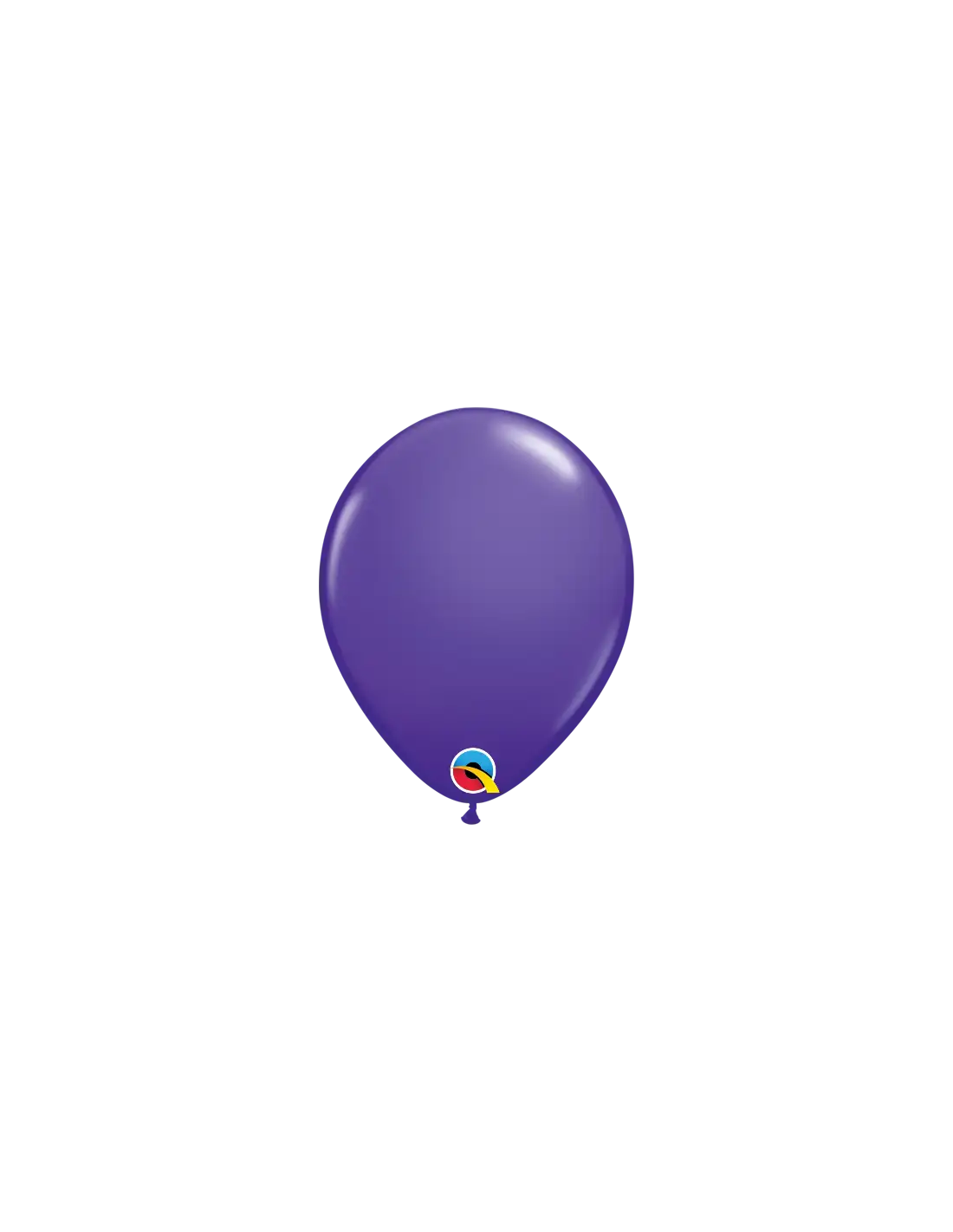 Latex balloon 11 in. (27.9cm) purple 10 units