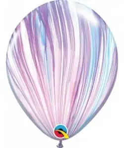Latex balloon 11 in. (27.9cm) fashion agate 10 units