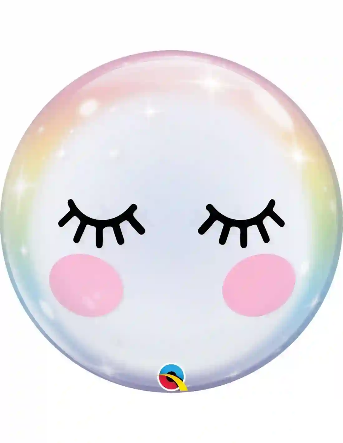 Bubble balloon 22 in. (55.8cm) Eyes and eyelashes